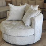 כורסא עגולה מעוצבת דגם רקפת